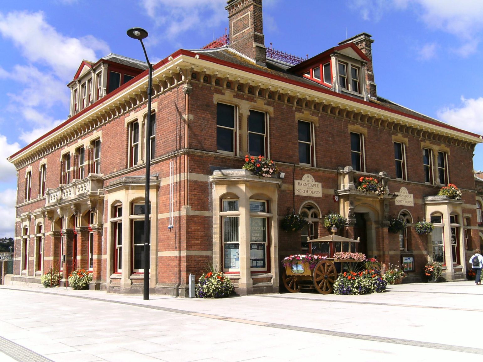 Exterior of The Museum of Barnstaple & North Devon, UK. 
